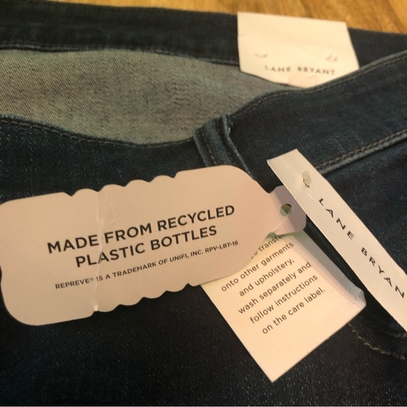 NWT Lane Bryant Signature Fit Straight Mid-Rise Jeans Size 34/36 Stretch 54x31 - Picture 5 of 16